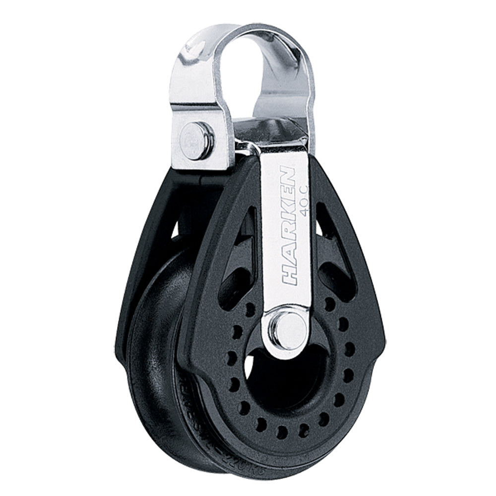 Harken Block - Carbo 40mm Single - 90° Fixed Head