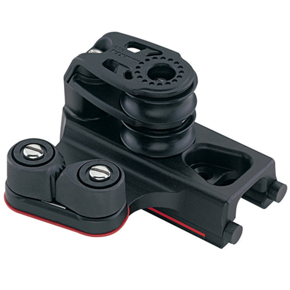 Harken End Controls - For Travelers: 7/8 in (22.0 mm) - Double Sheave and Cam Cleat (Pair)
