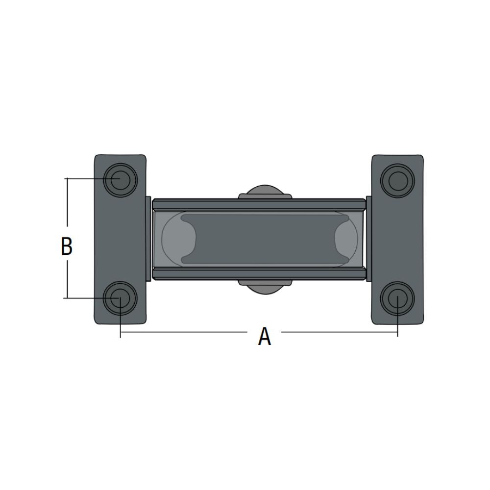 Harken Block - Low-Profile Flip-Flop 57mm Single