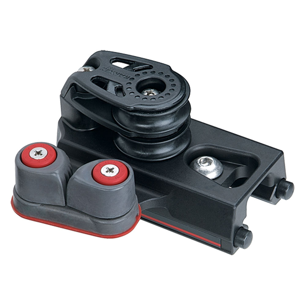 Harken End Controls - For Travelers: 1 1/4 in (32.0 mm) - Double Sheave and Cam Cleat (Pair)