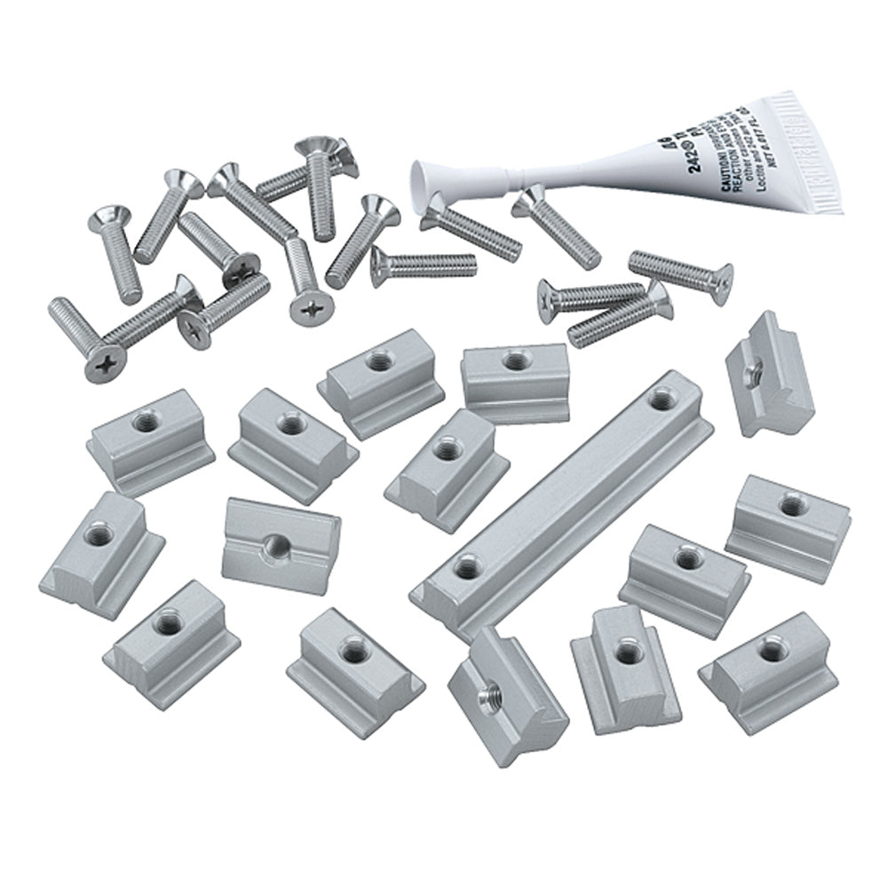 Harken Batten Car Systems - Track Mounting Kits - Mast Grooves (Flat) - For Battcar System A