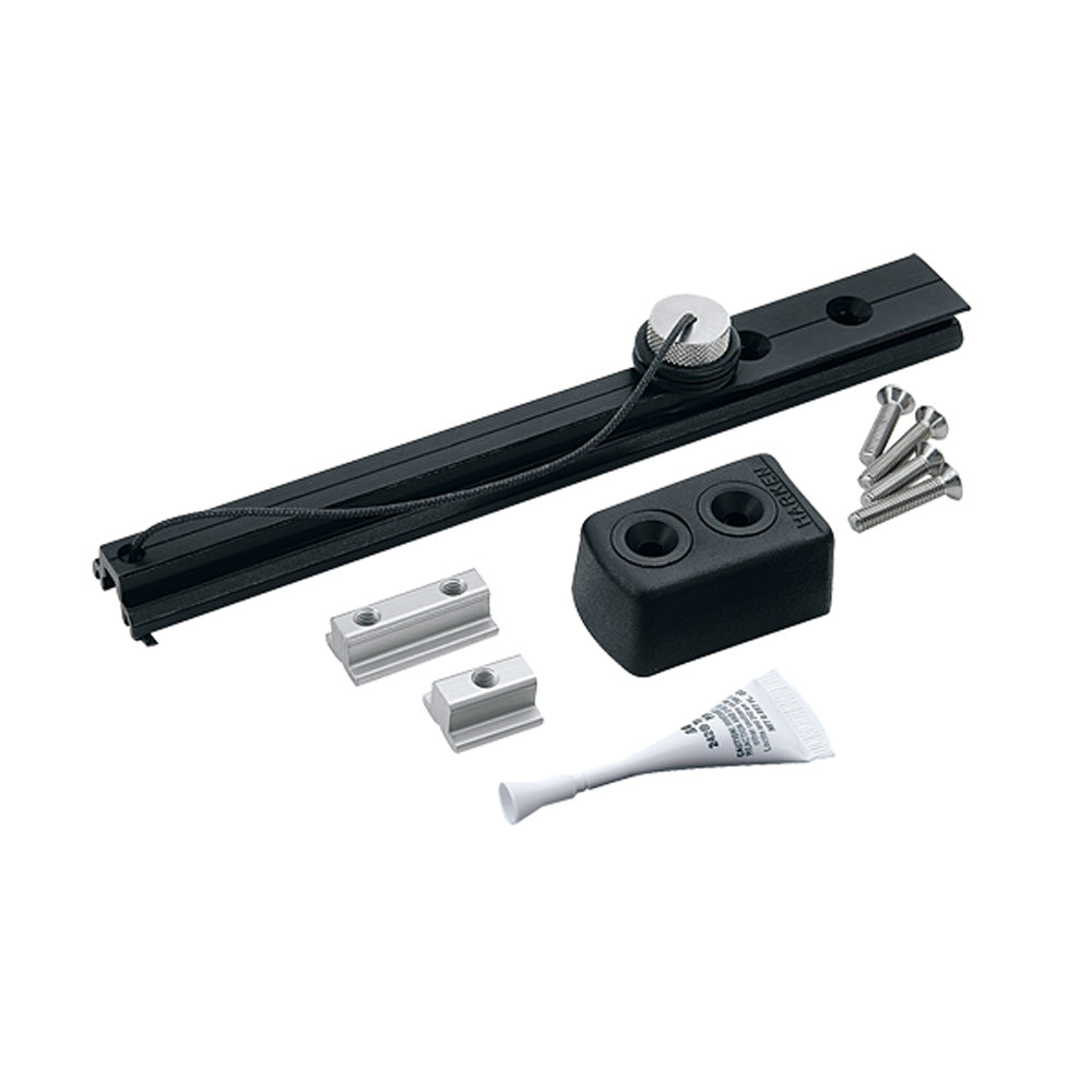 Harken Batten Car End Fitting - 22mm A Battcar Track End Stop Kit Flat Mast Groove, Screw Pin