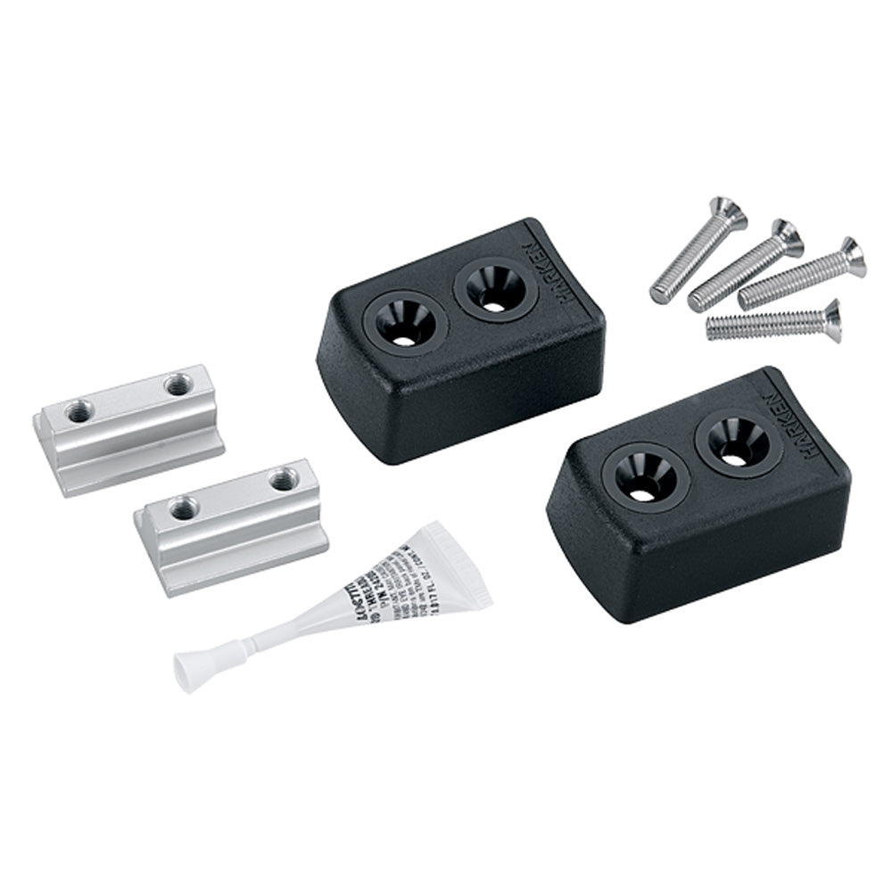 Harken Batten Car End Fitting - 27mm A Battcar Track End Stop Kit Flat Mast Groove