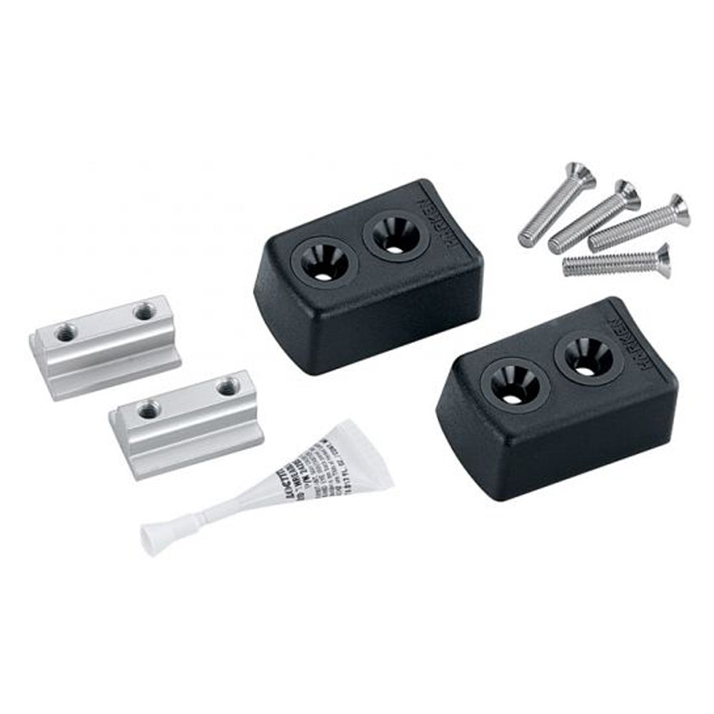 Harken Batten Car End Fitting - 27mm A Battcar Track End Stop Kit Flat Mast Groove (compatible with Selden)