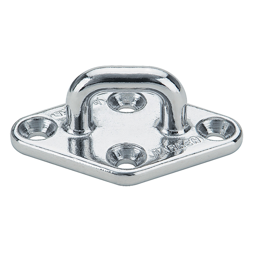 Harken Padeye - Stainless Steel Diamond - - Size: 3 1/8 x 2 1/64 in (79 x 51 mm)