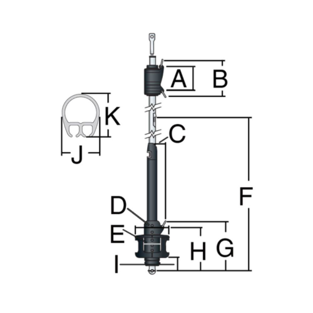 Harken Jib Furling System - MKIV Unit 0 - Boat Size: 22.0 - 30.0 ft (6.5 - 9.1 m)
