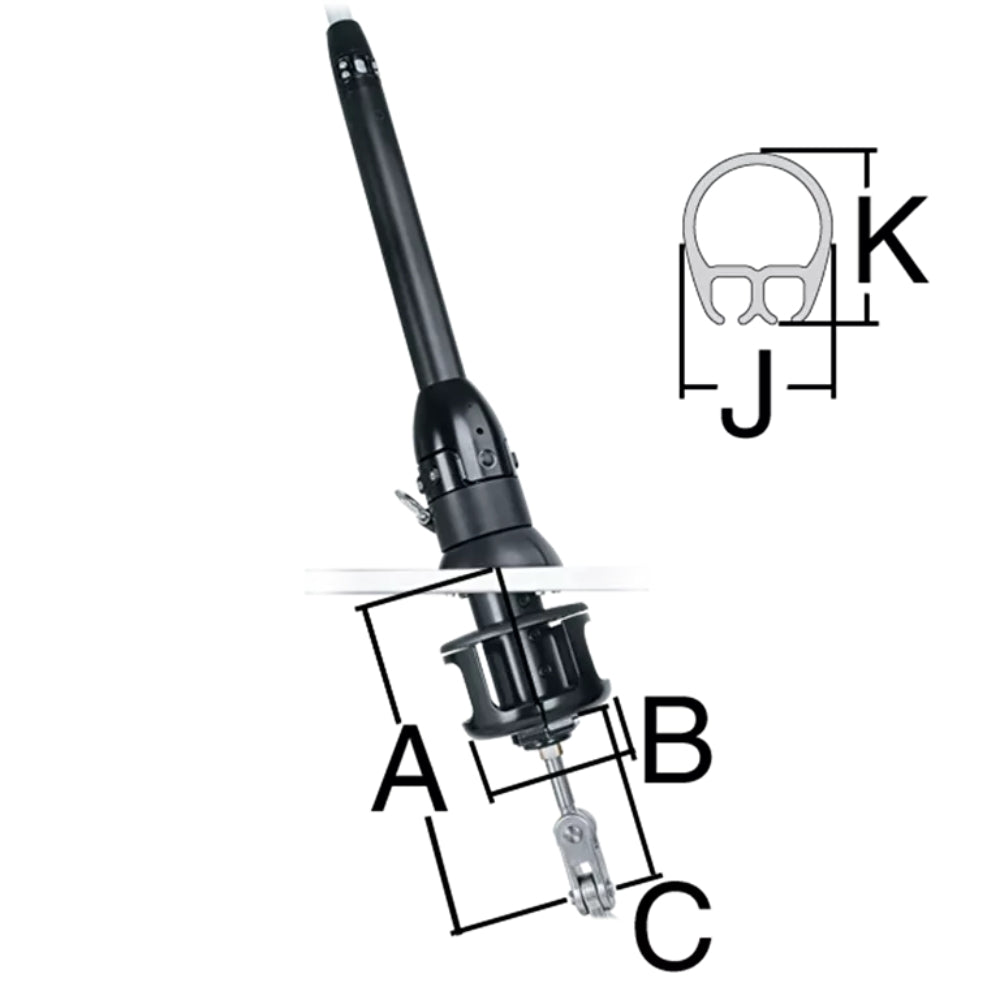 Harken Jib Furling System - MKIV Underdeck Unit 3 - Boat Size: 45.0 - 60.0 ft (13.7 - 18.3 m) - Pin Dia: 7/8 in (22.2 mm)