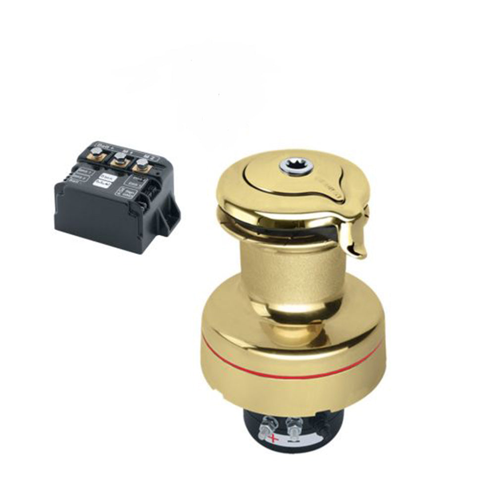 Harken Electric Winch Unipower Size 900 - 12V / Bronze All / One Speed Winch / Vertical Mount