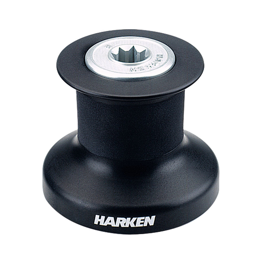 Harken Plain Top Winch Radial Size 8 - Aluminum Black / One Speed