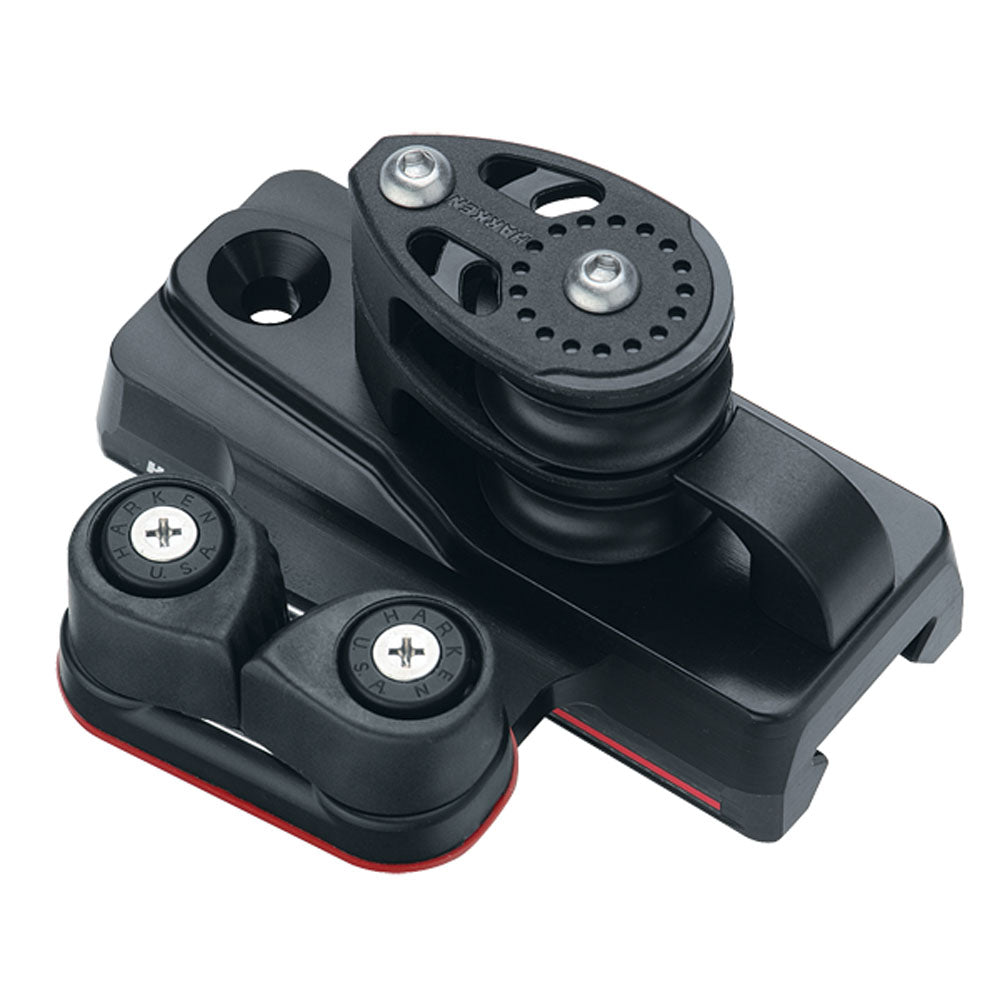 Harken ESP End Controls - For Travelers: 1 1/16 in (27.0 mm) - Double Sheave and Cam Cleat (Pair)