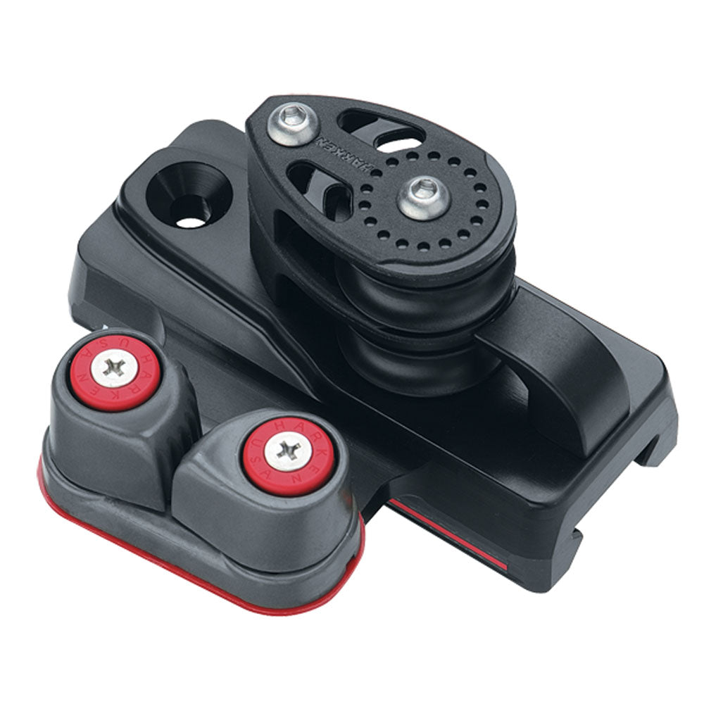 Harken ESP End Controls - For Travelers: 6 1/4 in (32.0 mm) - Double Sheave and Cam Cleat (Pair)