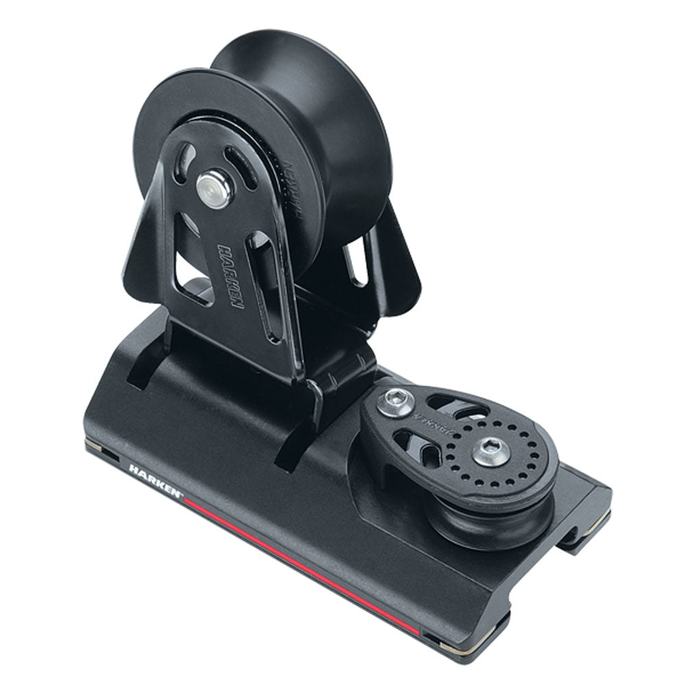 Harken Genoa Car - Adjustable CB - For Tracks: 1 1/16 in (27.0 mm) - w/ 2:1 Sheave
