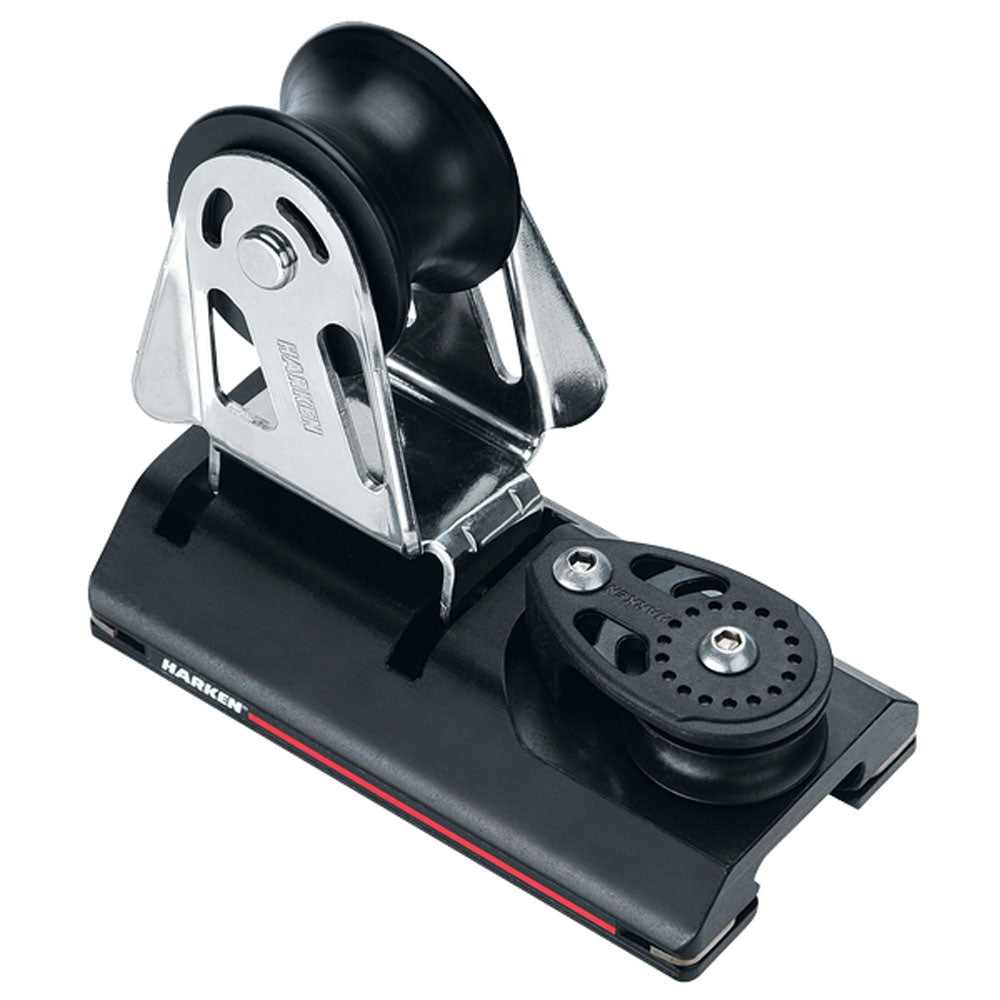 Harken Genoa Car - ESP Adjustable CB - For Tracks: 1 1/16 in (27.0 mm) - w/ 2:1 Sheave