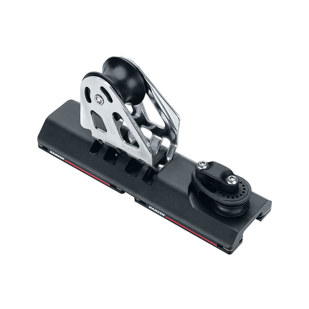 Harken Genoa Car - ESP High Load Adjustable CB - For Tracks: 1 1/16 in (27.0 mm) - w/ 2:1 Sheave