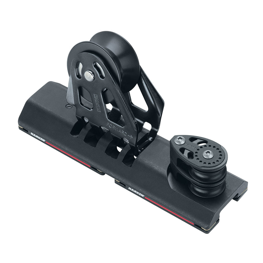 Harken Genoa Car - High Load Adjustable CB - For Tracks: 1 1/16 in (27.0 mm) - w/ 4:1Sheaves