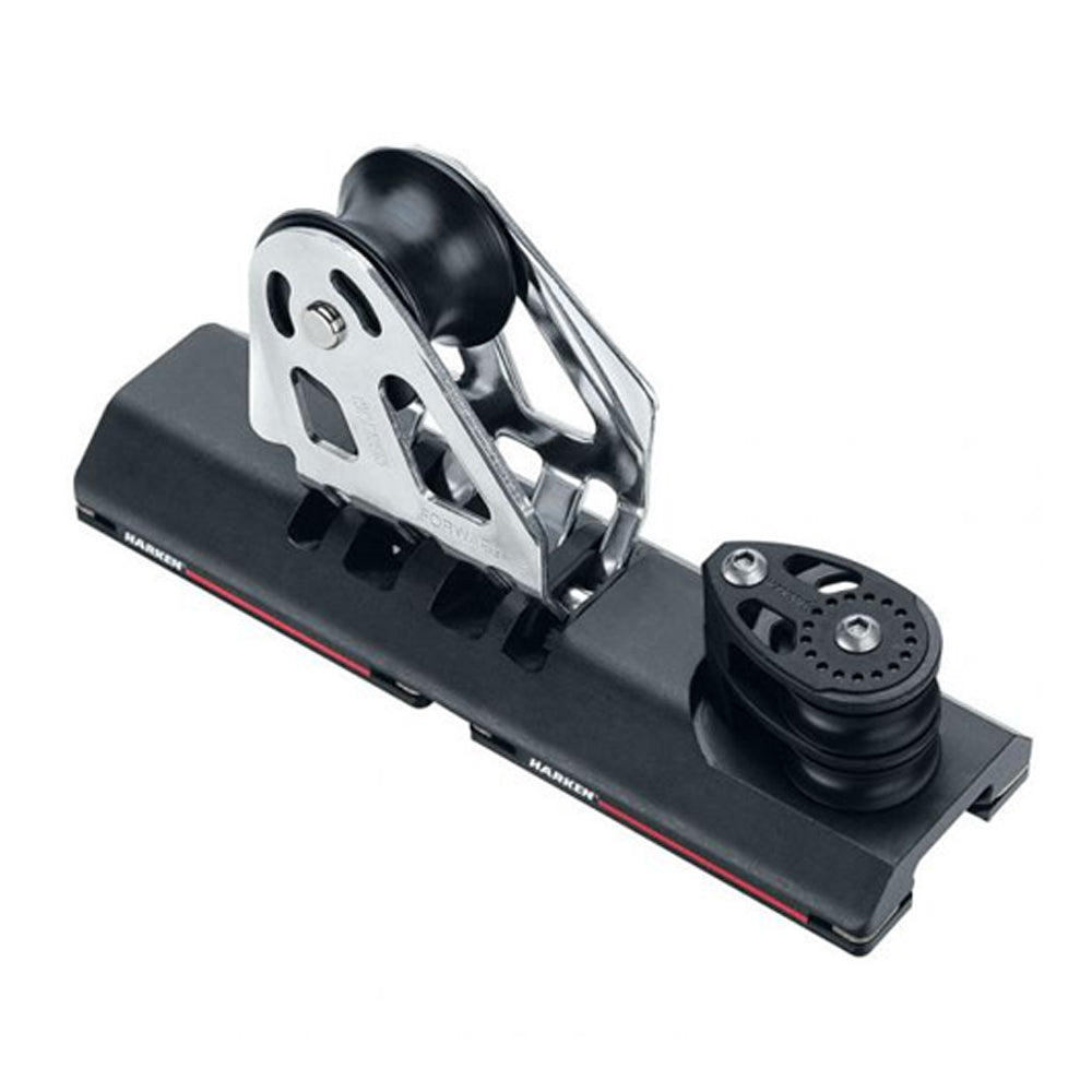 Harken Genoa Car - ESP High Load Adjustable CB - For Tracks: 1 1/16 in (27.0 mm) - w/ 2:1 Sheaves