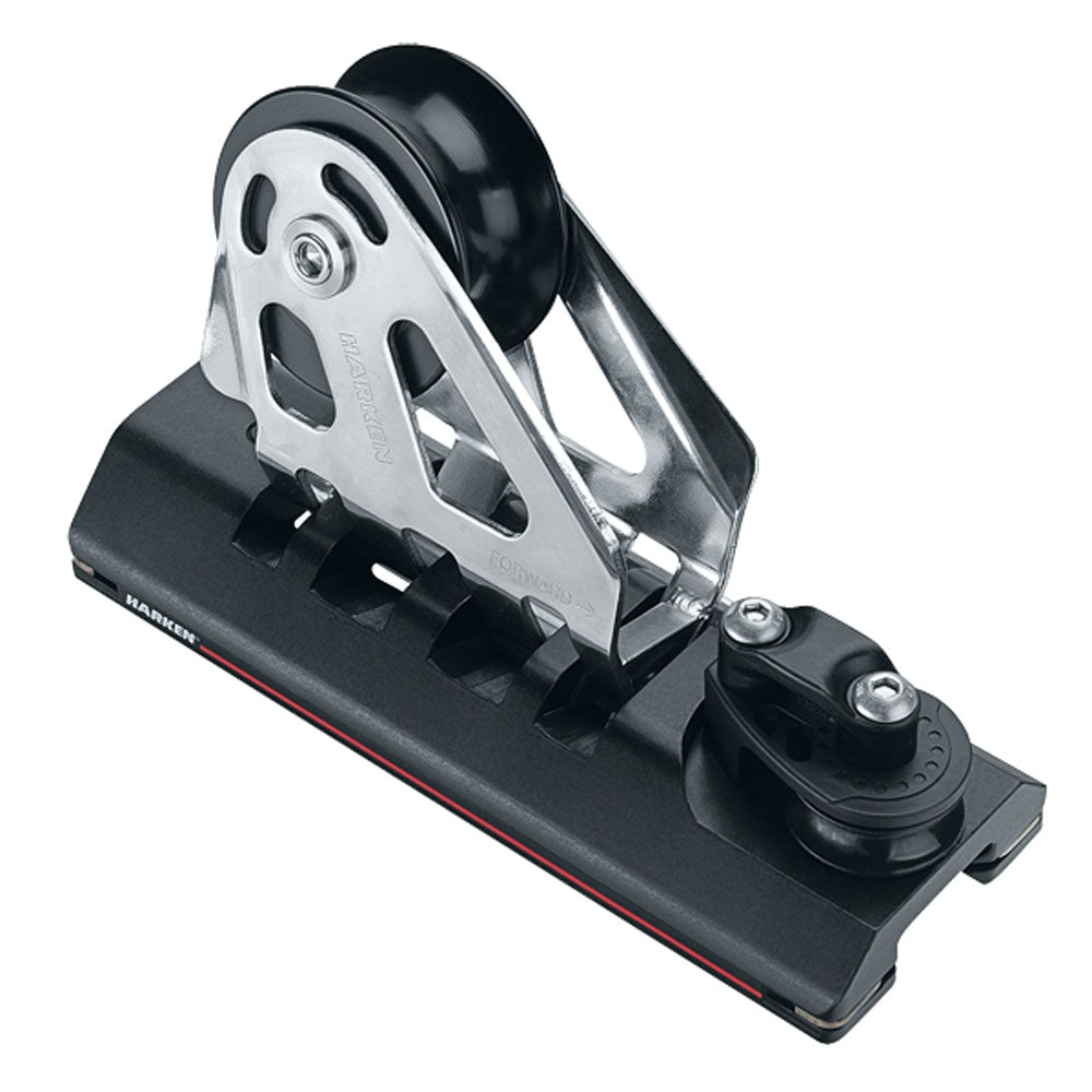 Harken Genoa Car - ESP Adjustable - For Tracks: 1 1/4 in (32.0 mm) - w/ 3:1 Sheave and Dead End