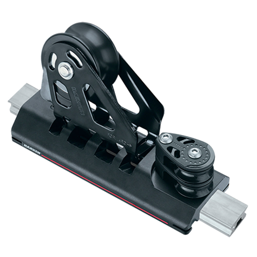 Harken Genoa Car - Adjustable Non-CB - For Tracks: 1 1/4 in (32.0 mm) - w/ 4:1 Sheaves