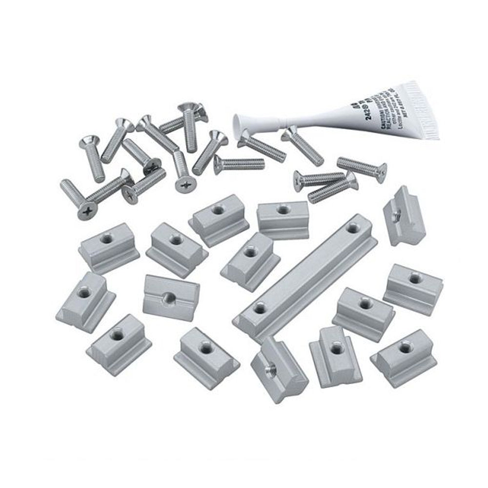 Harken Batten Car Systems - Mast Grooves (Flat) - T-Track Mounting Kit - For 11/16 in (18.0 mm) Battcar Switch System