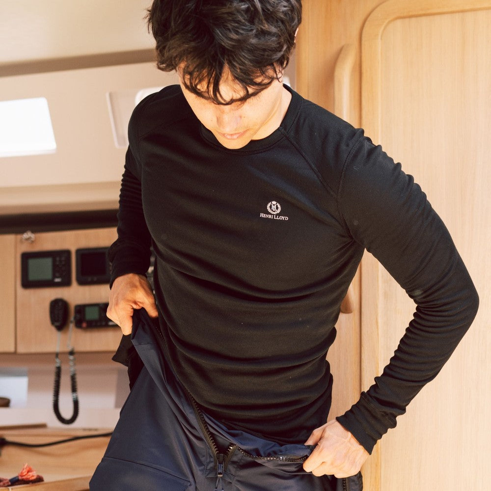 Henri-Lloyd NTS Aktiv Warm LS Top - Black, Men (A241100003-999)