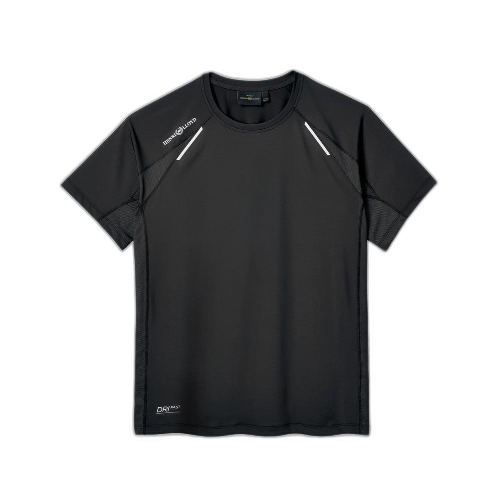 Henri Lloyd Dynamik Dri Fast Short Sleeves T-Shirt (Black)