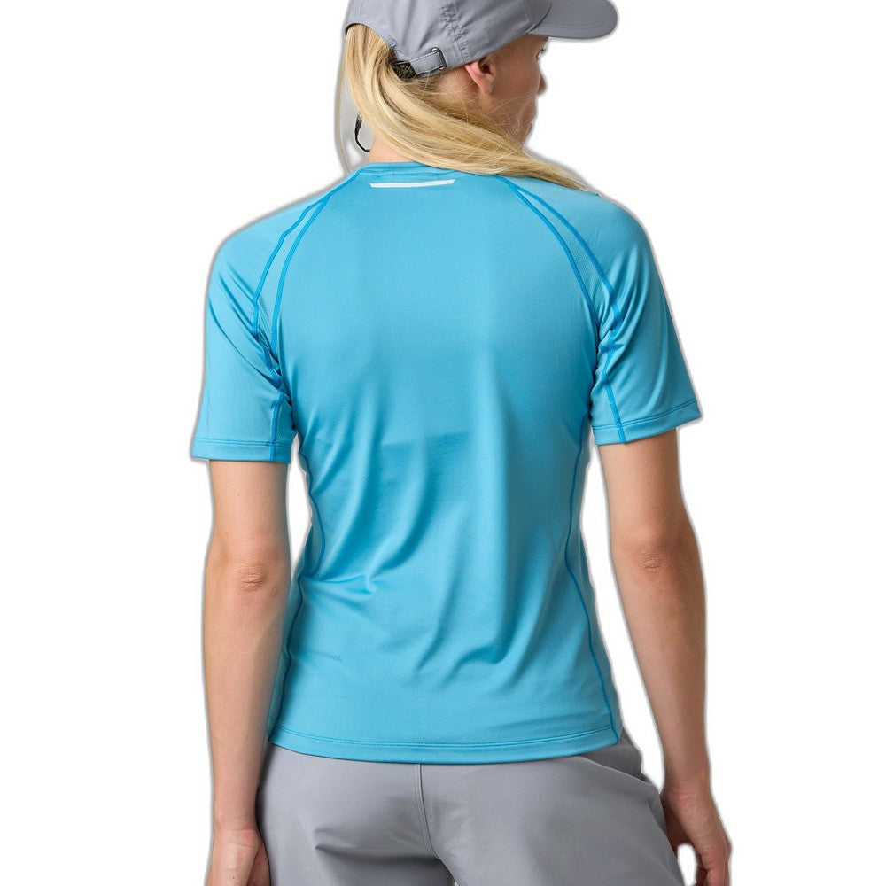 Henri Lloyd Ladies Dynamik Dri Fast Short Sleeves T-Shirt (Caribbean Sea)