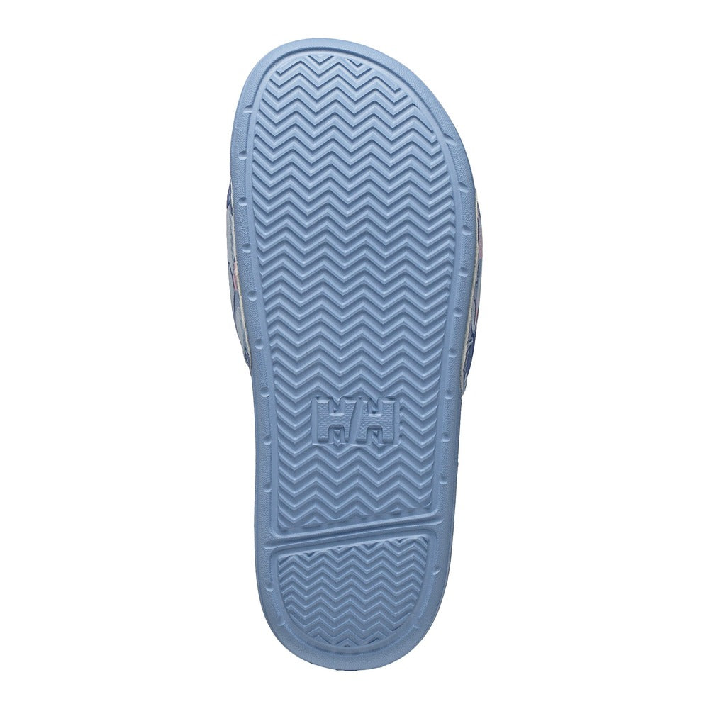 Helly Hansen Women's HH Easy On-Off Style Comfort Slide - Bright Blue Flora Aop