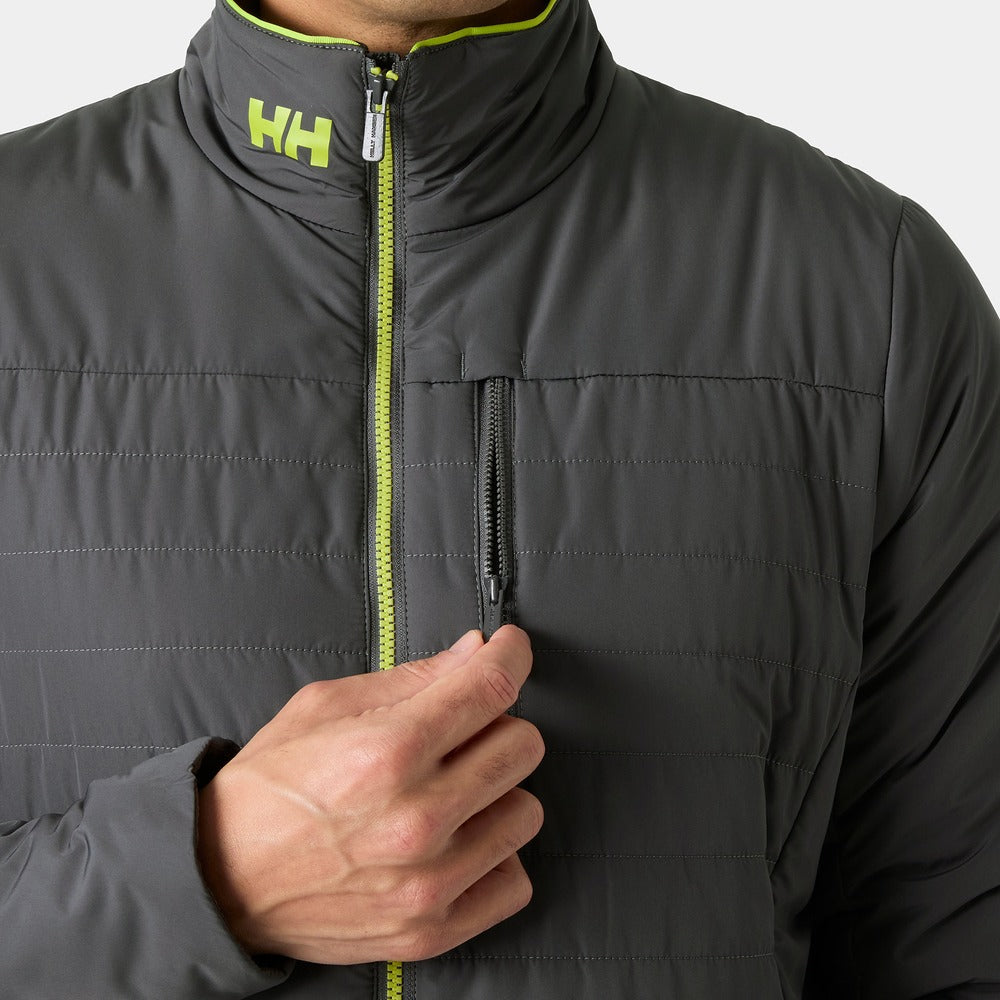 Helly Hansen Men's Crew Insulator Sailing Jacket 2.0 - Thunder Grey