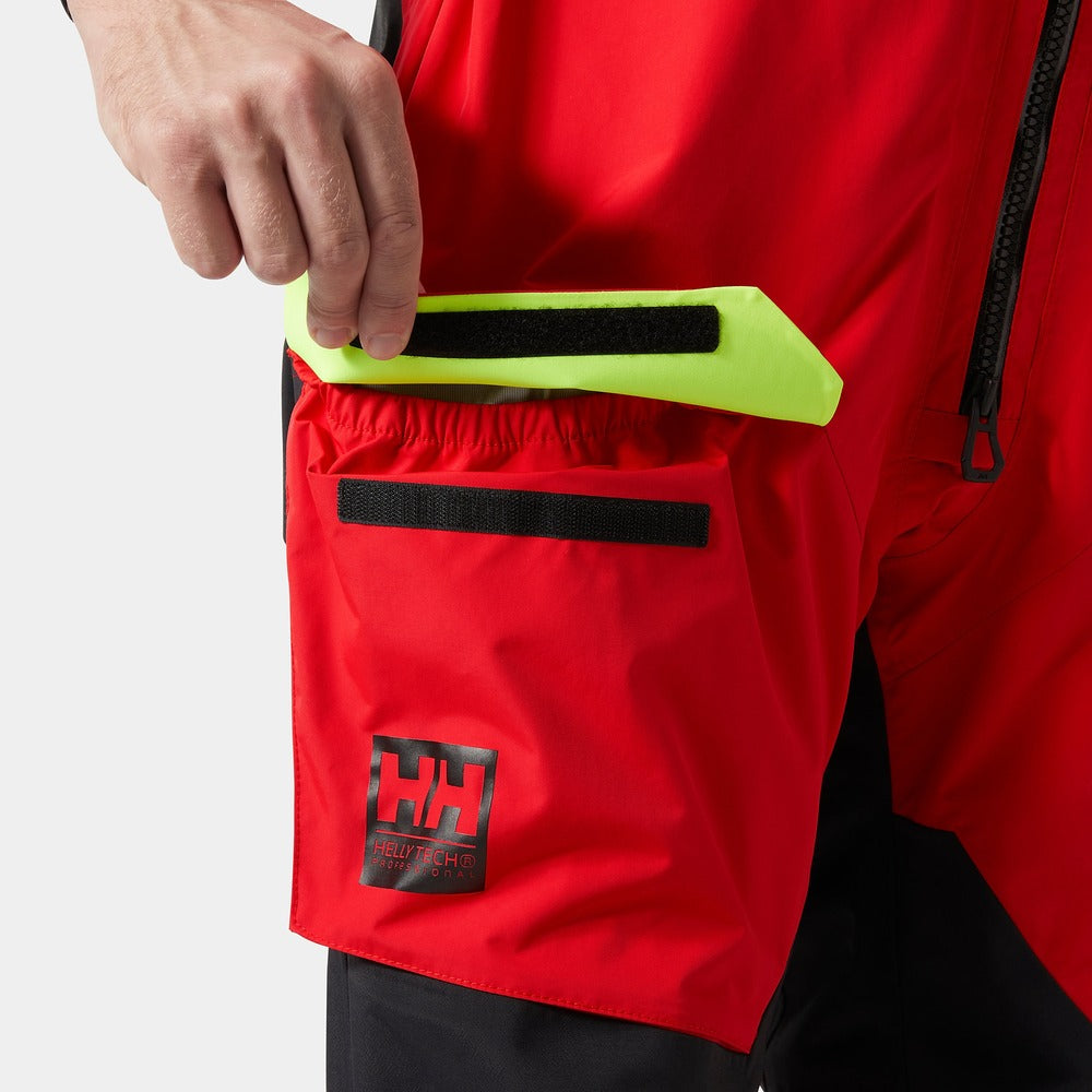 Helly Hansen Men's Ægir Race Salopette 2.0 - Alert Red