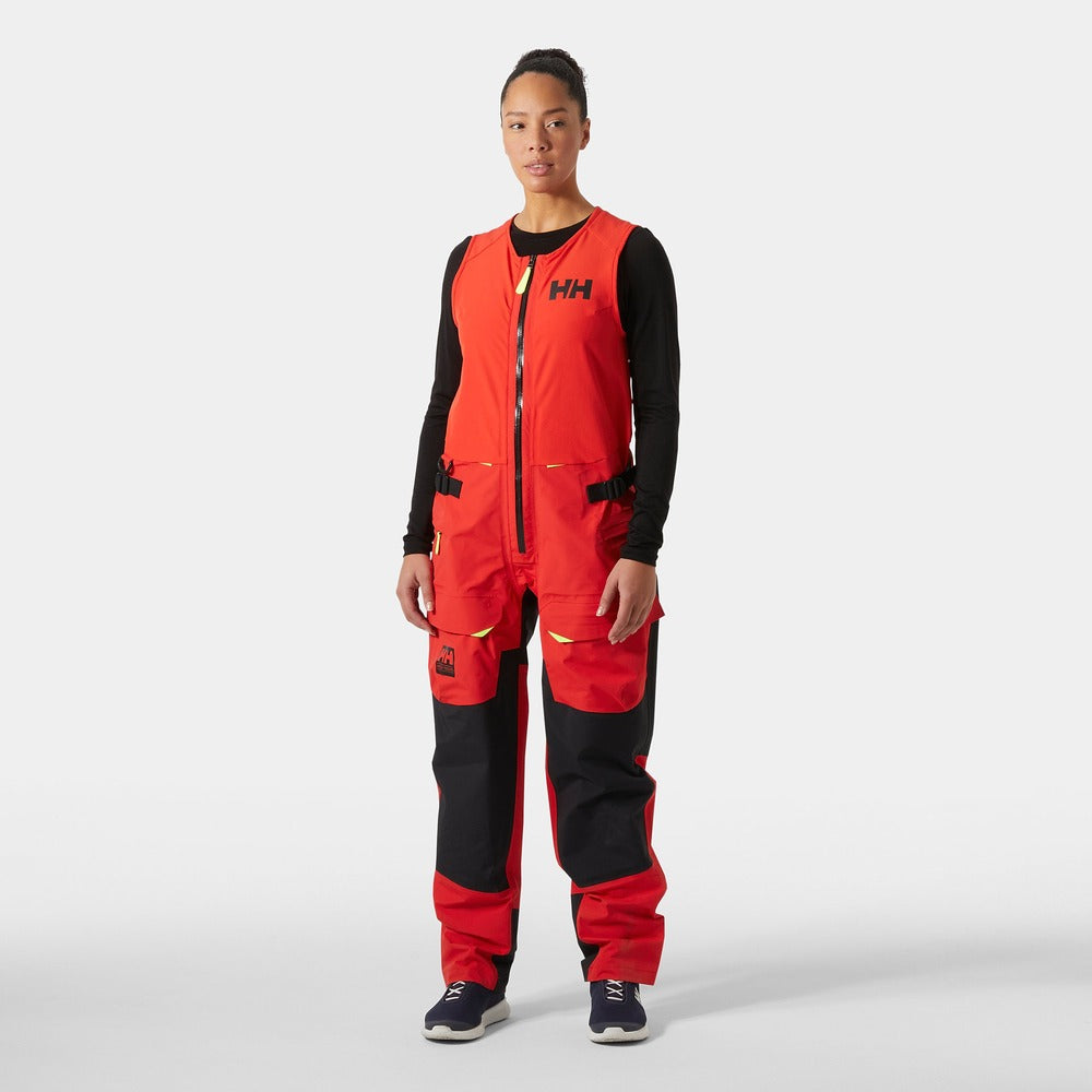 Helly Hansen Women's Ægir Race Salopette 2.0 - Alert Red