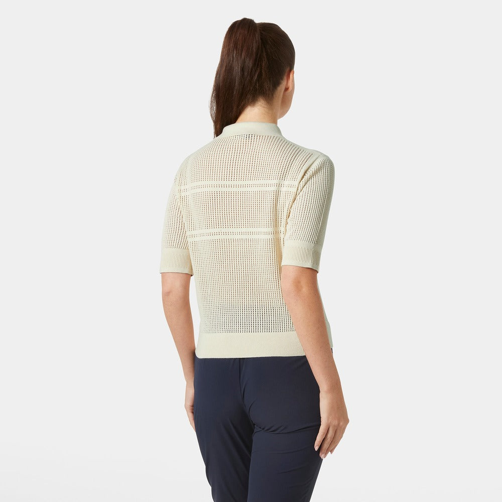 Helly Hansen Women's Salt Knit Polo - Cream