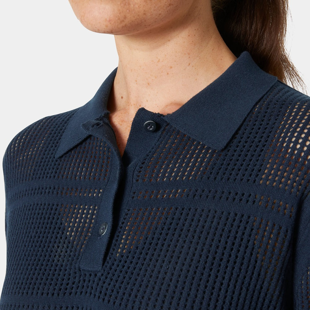 Helly Hansen Women's Salt Knit Polo - Navy
