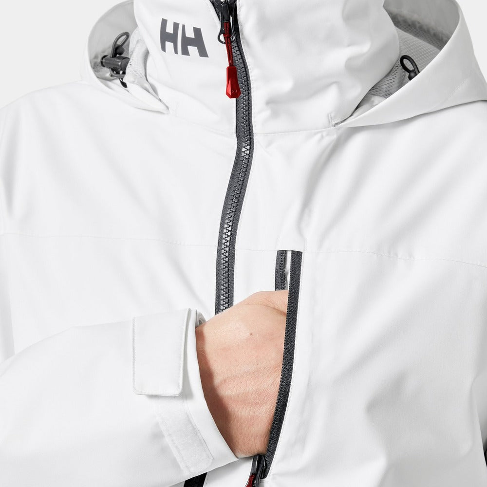 Helly Hansen Men’s Crew Hooded Midlayer Jacket 2.0 - White