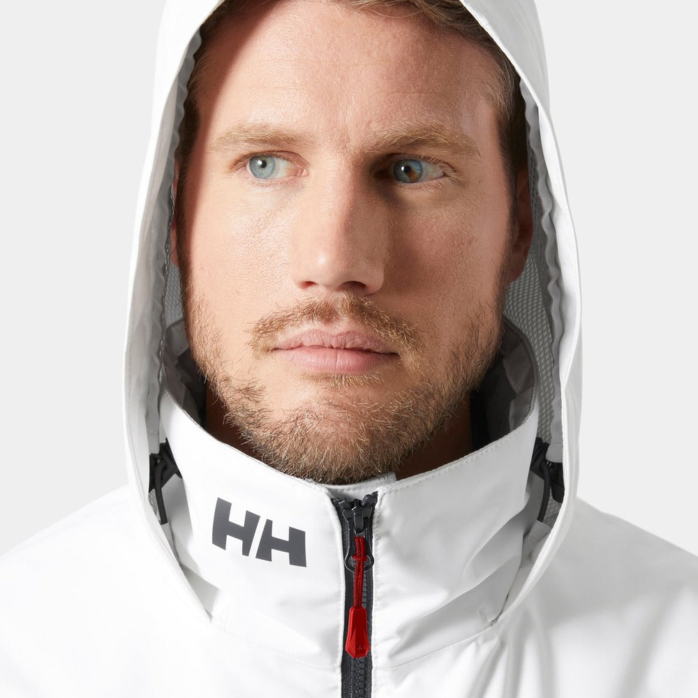 Helly Hansen Men’s Crew Hooded Midlayer Jacket 2.0 - White
