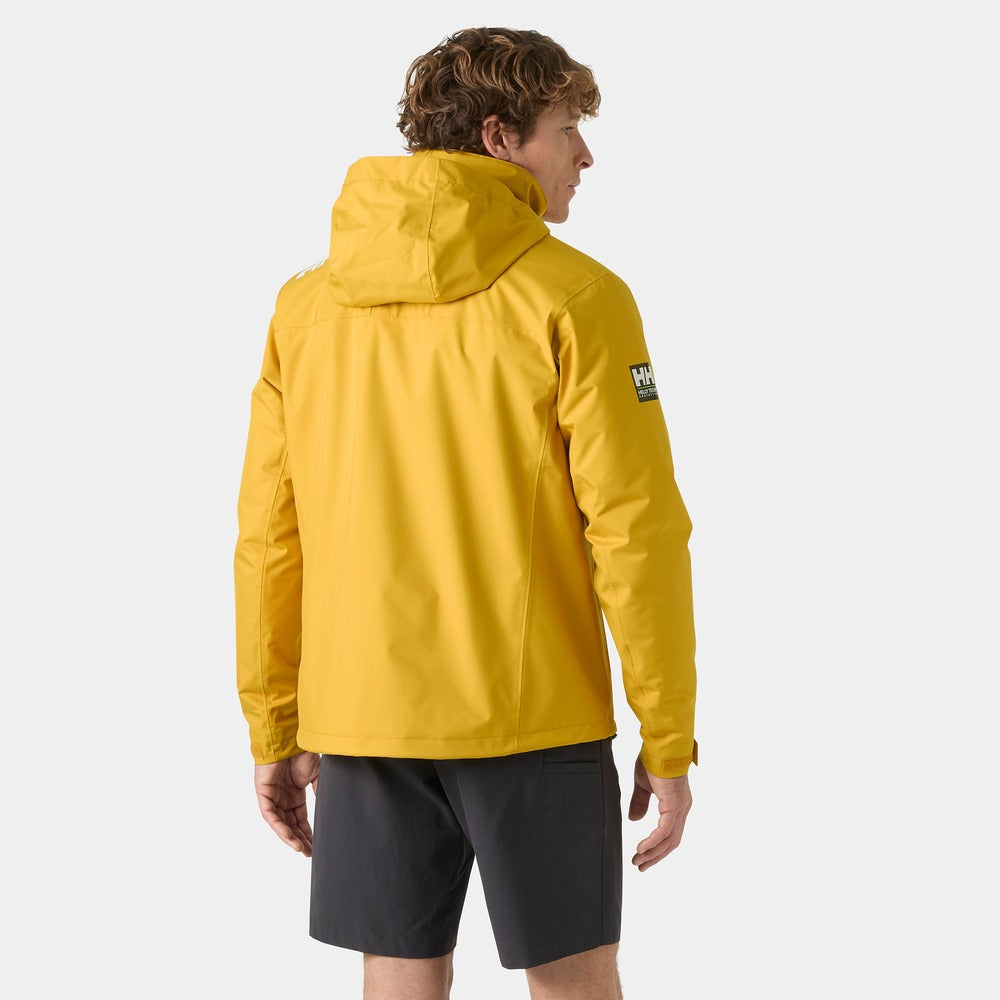 Helly Hansen Men’s Crew Hooded Midlayer Jacket 2.0 - Yellow Moss