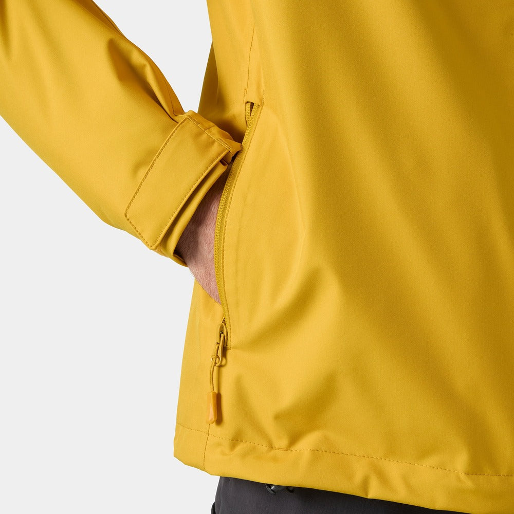 Helly Hansen Men’s Crew Hooded Midlayer Jacket 2.0 - Yellow Moss