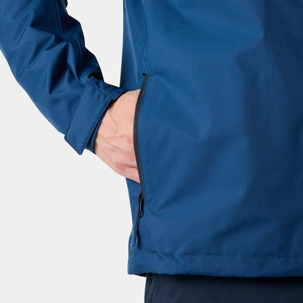 Helly Hansen Men’s Crew Hooded Midlayer Jacket 2.0 - Dark Blue