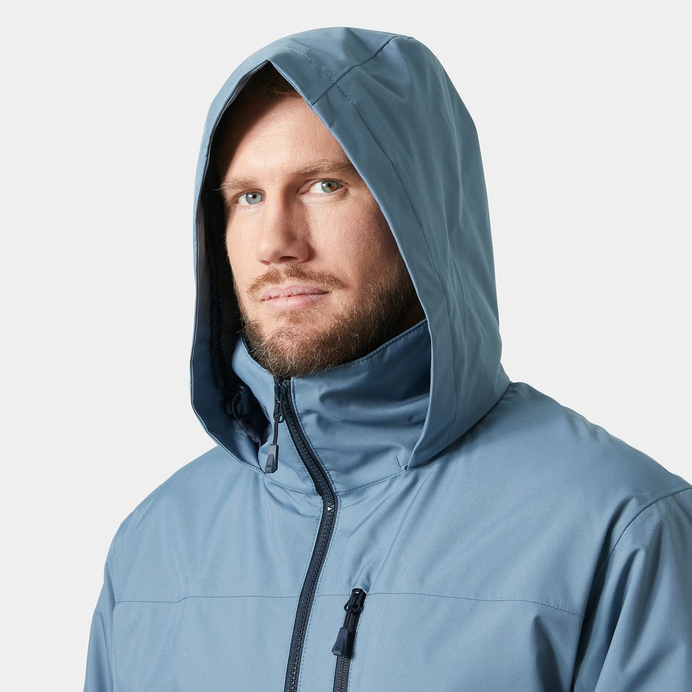 Helly Hansen Men’s Crew Hooded Midlayer Jacket 2.0 - Washed Navy