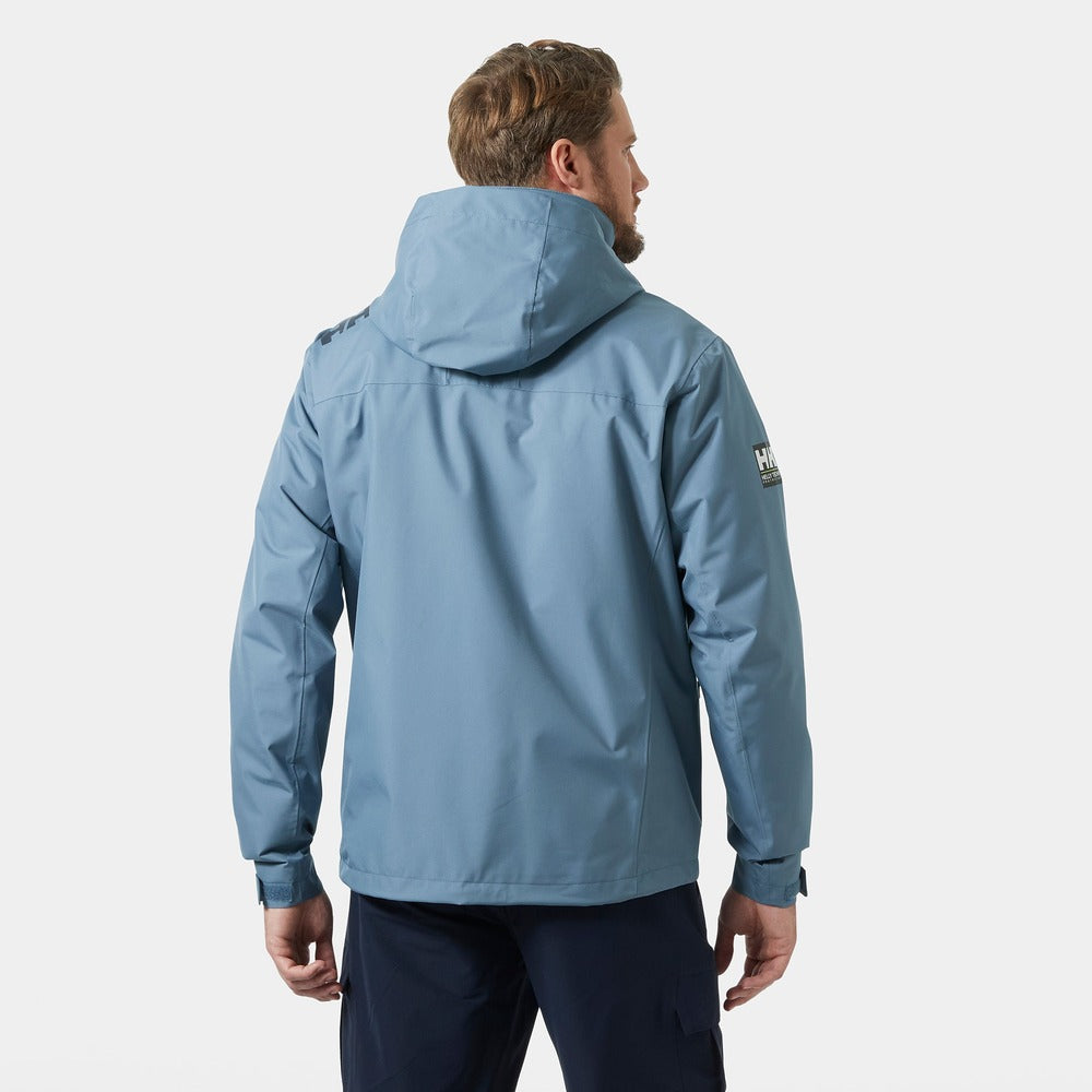 Helly Hansen Men’s Crew Hooded Midlayer Jacket 2.0 - Washed Navy