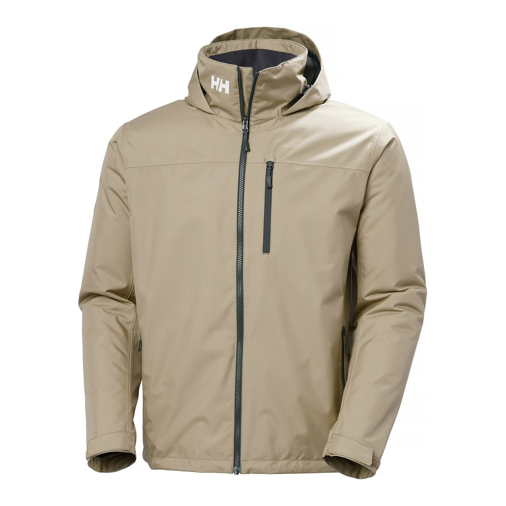 Helly Hansen Men’s Crew Hooded Midlayer Jacket 2.0 - Pebble