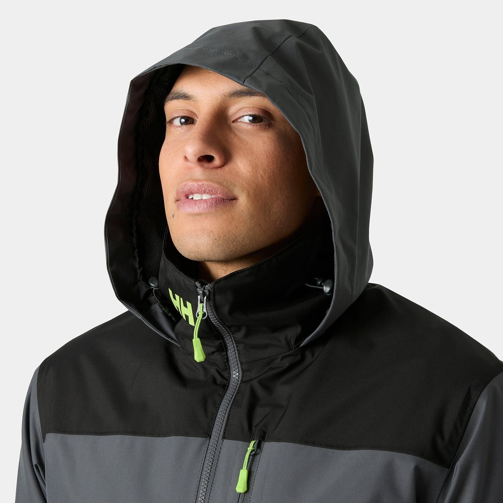 Helly Hansen Men’s Crew Hooded Midlayer Jacket 2.0 - Thunder Grey