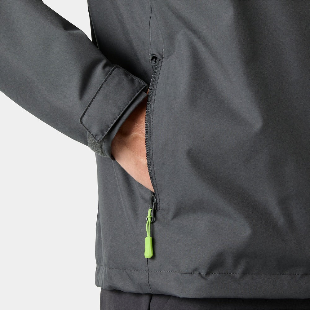 Helly Hansen Men’s Crew Hooded Midlayer Jacket 2.0 - Thunder Grey