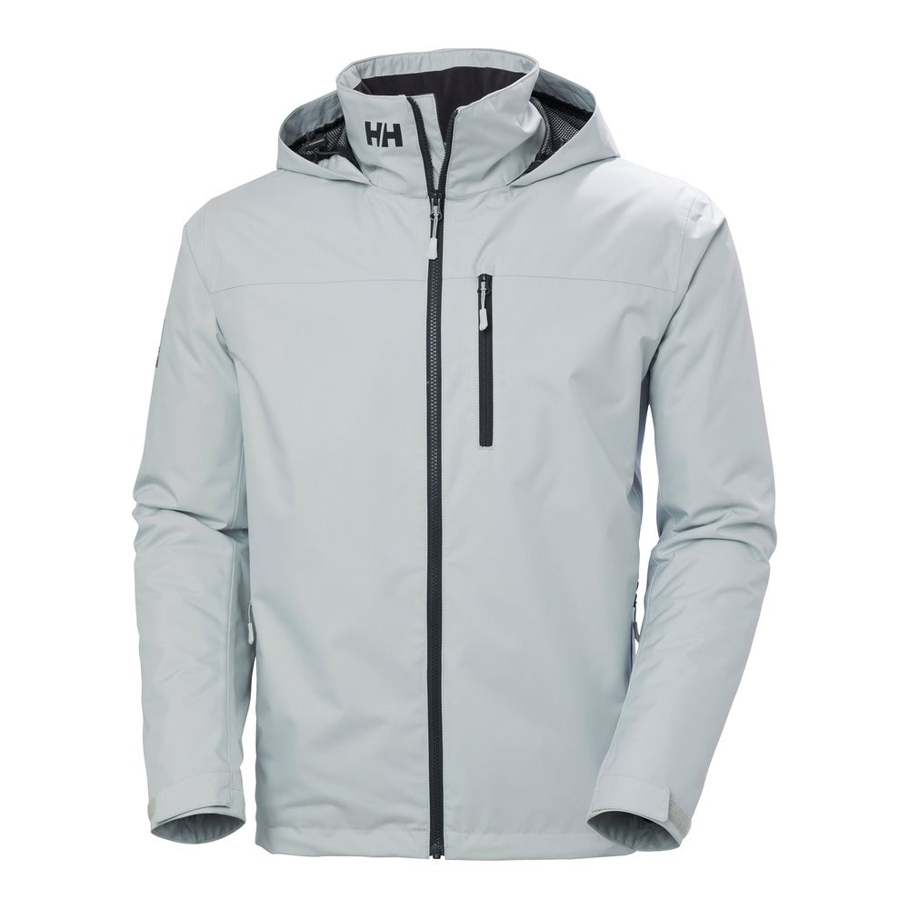Helly Hansen Men’s Crew Hooded Midlayer Jacket 2.0 - Grey Fog