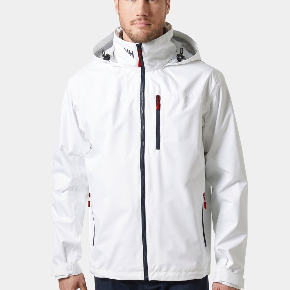 Helly Hansen Men’s Crew Hooded Jacket 2.0 - White