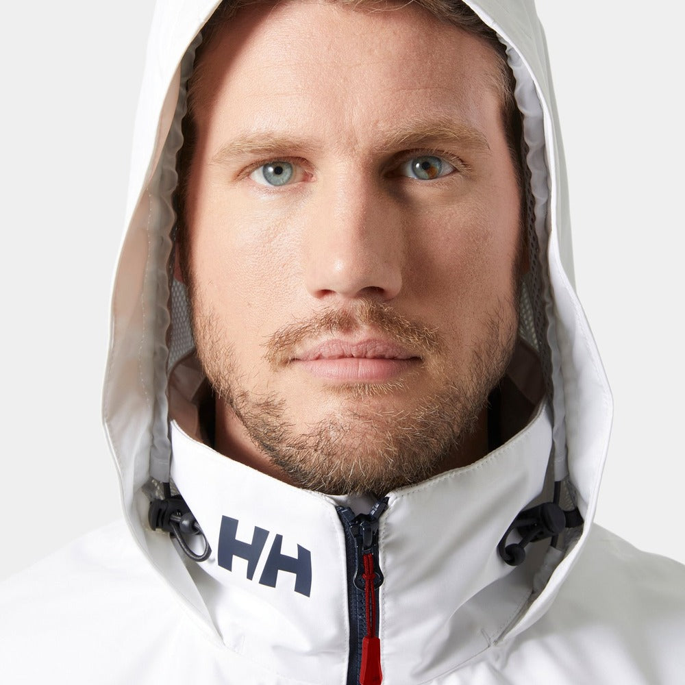 Helly Hansen Men’s Crew Hooded Jacket 2.0 - White