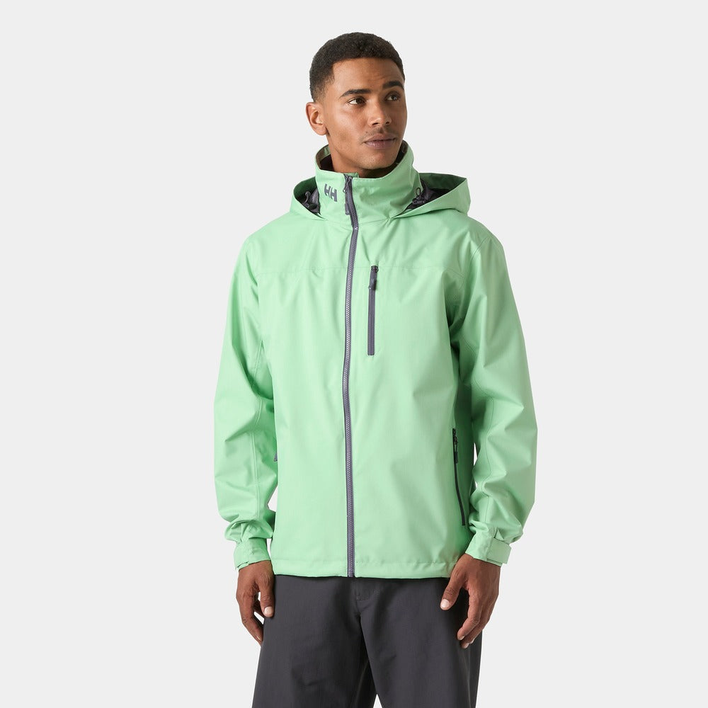 Helly Hansen Men’s Crew Hooded Jacket 2.0 - Green Wave