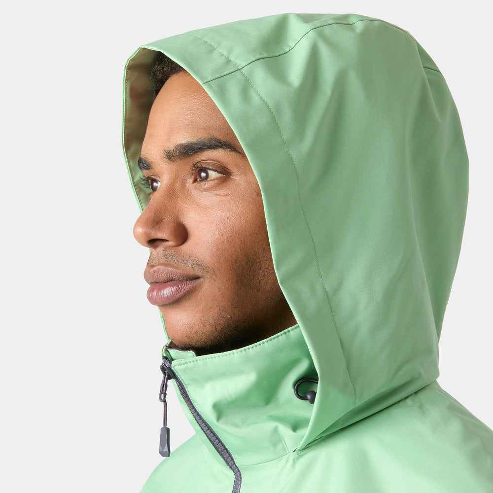 Helly Hansen Men’s Crew Hooded Jacket 2.0 - Green Wave
