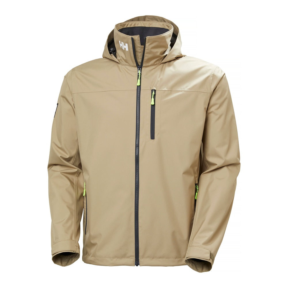 Helly Hansen Men’s Crew Hooded Jacket 2.0 - Pebble