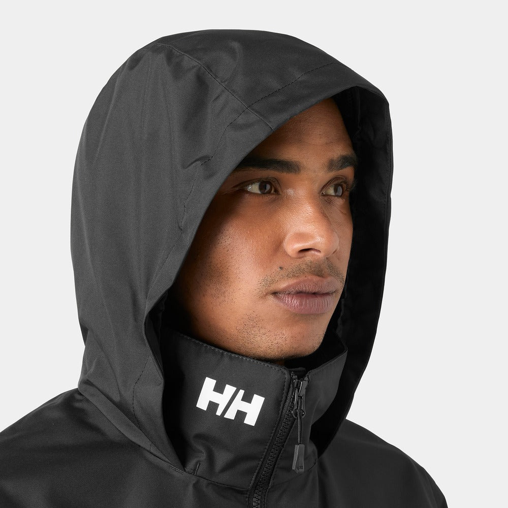 Helly Hansen Men’s Crew Hooded Jacket 2.0 - Black