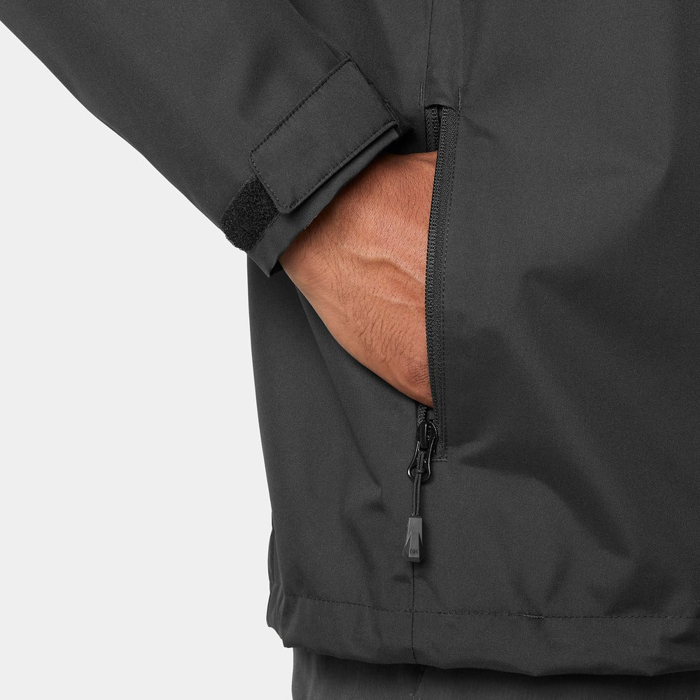 Helly Hansen Men’s Crew Hooded Jacket 2.0 - Black